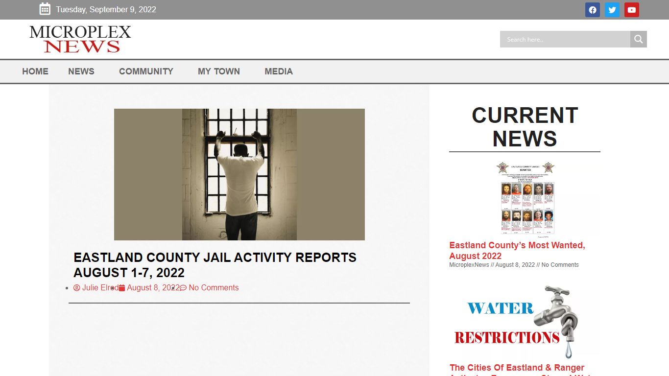 Eastland County Jail Activity Reports - MicroplexNews